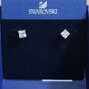 Swarovski square studs